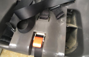 汚れたチャイルドシート