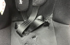 汚れたチャイルドシート